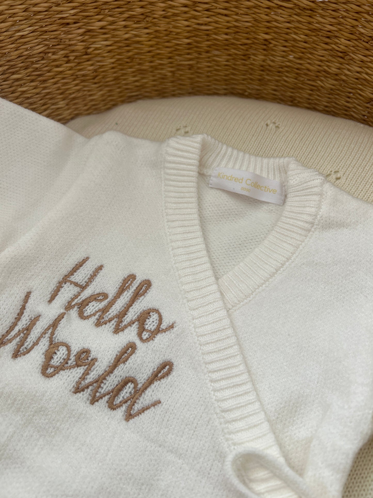 ‘Hello World’ Tie Romper