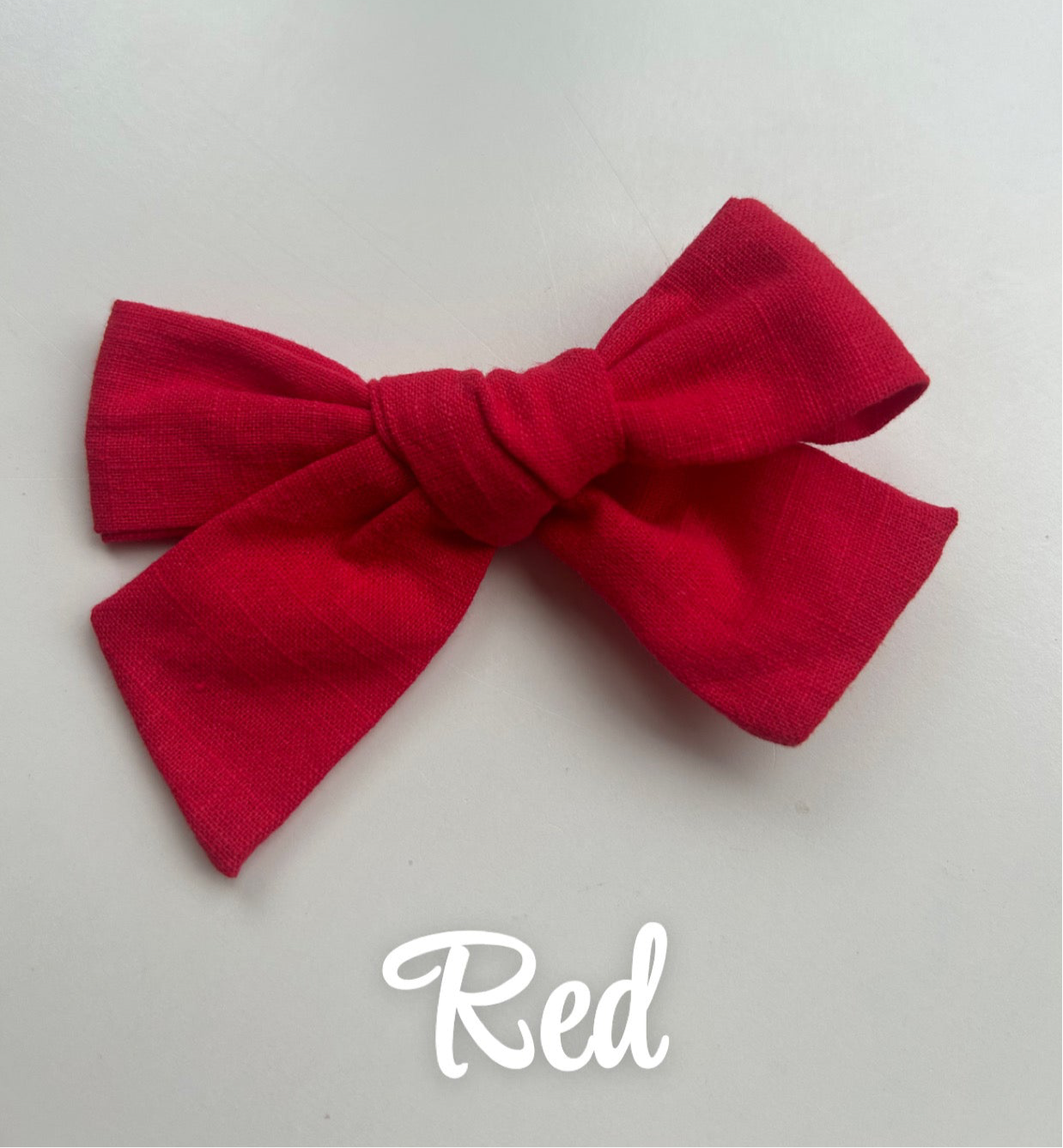 Linen Bow Hairclip