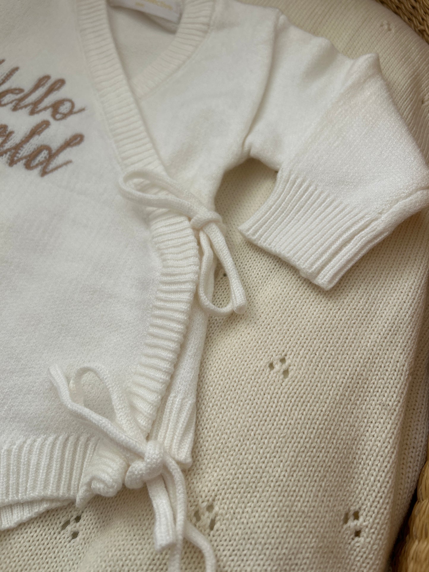 ‘Hello World’ Tie Romper