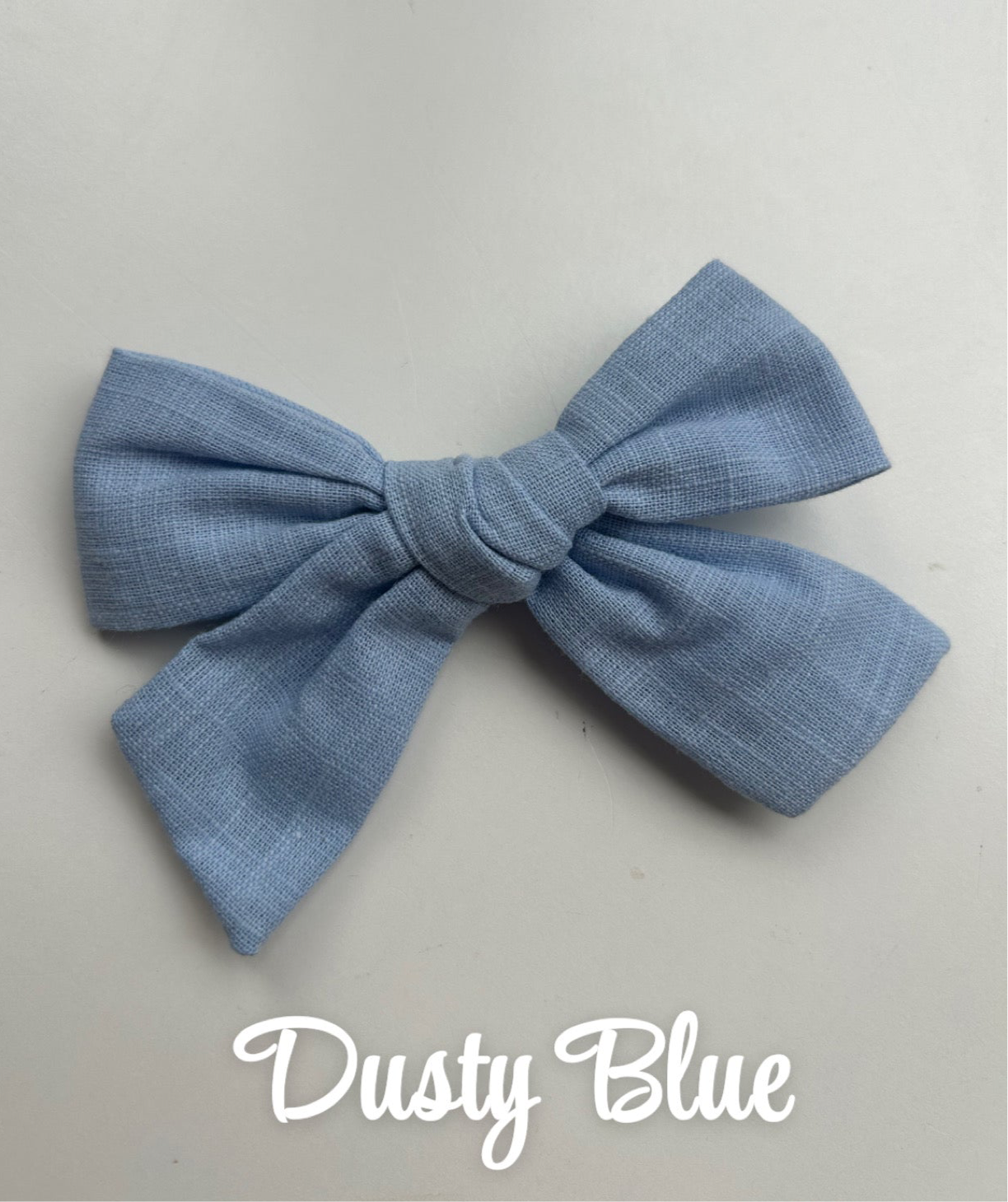 Linen Bow Hairclip