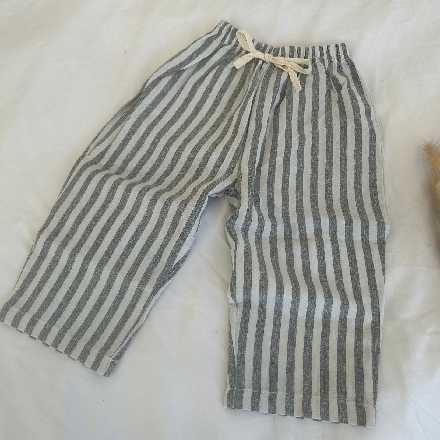 Charcoal Stripe Pants