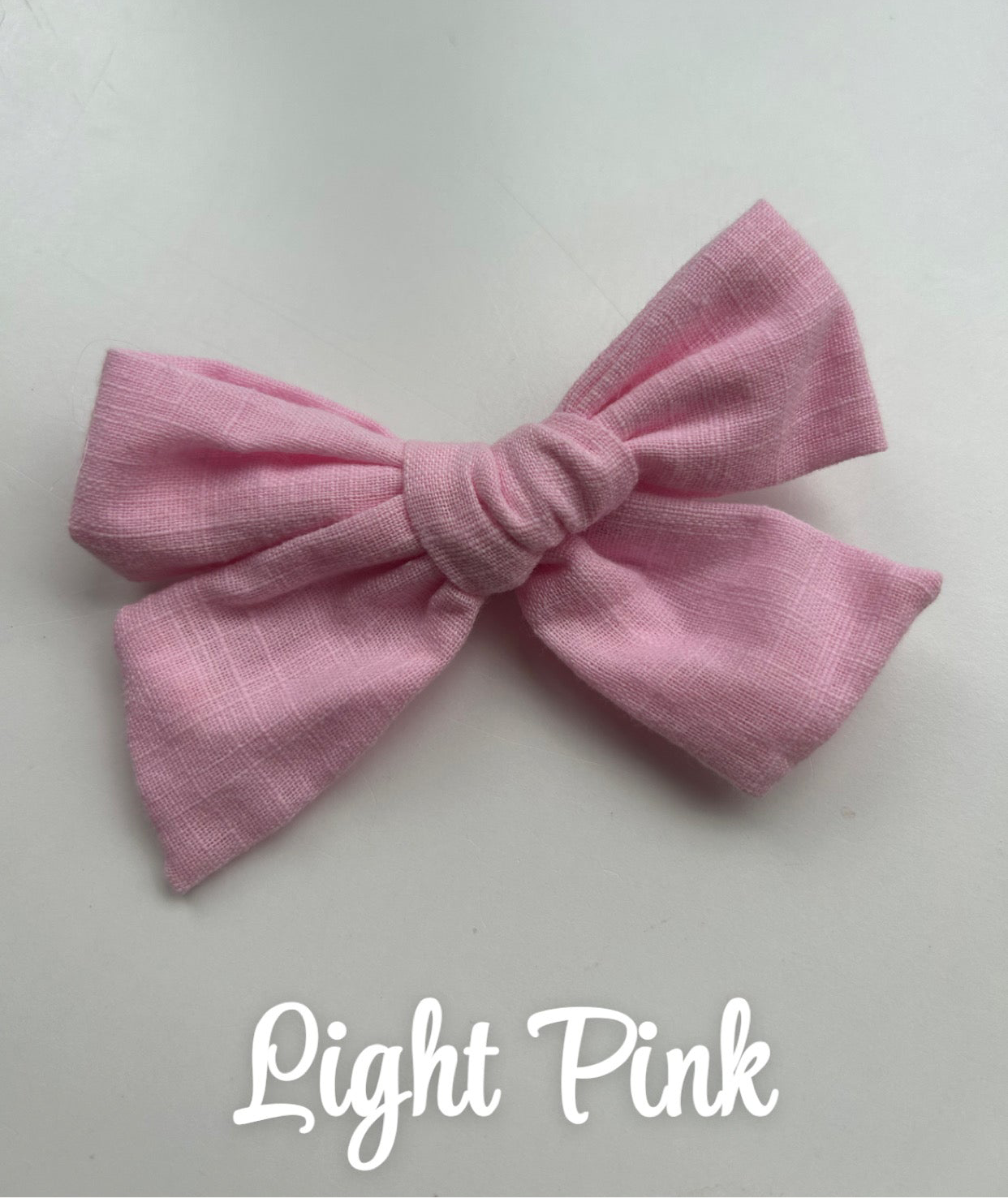 Linen Bow Hairclip