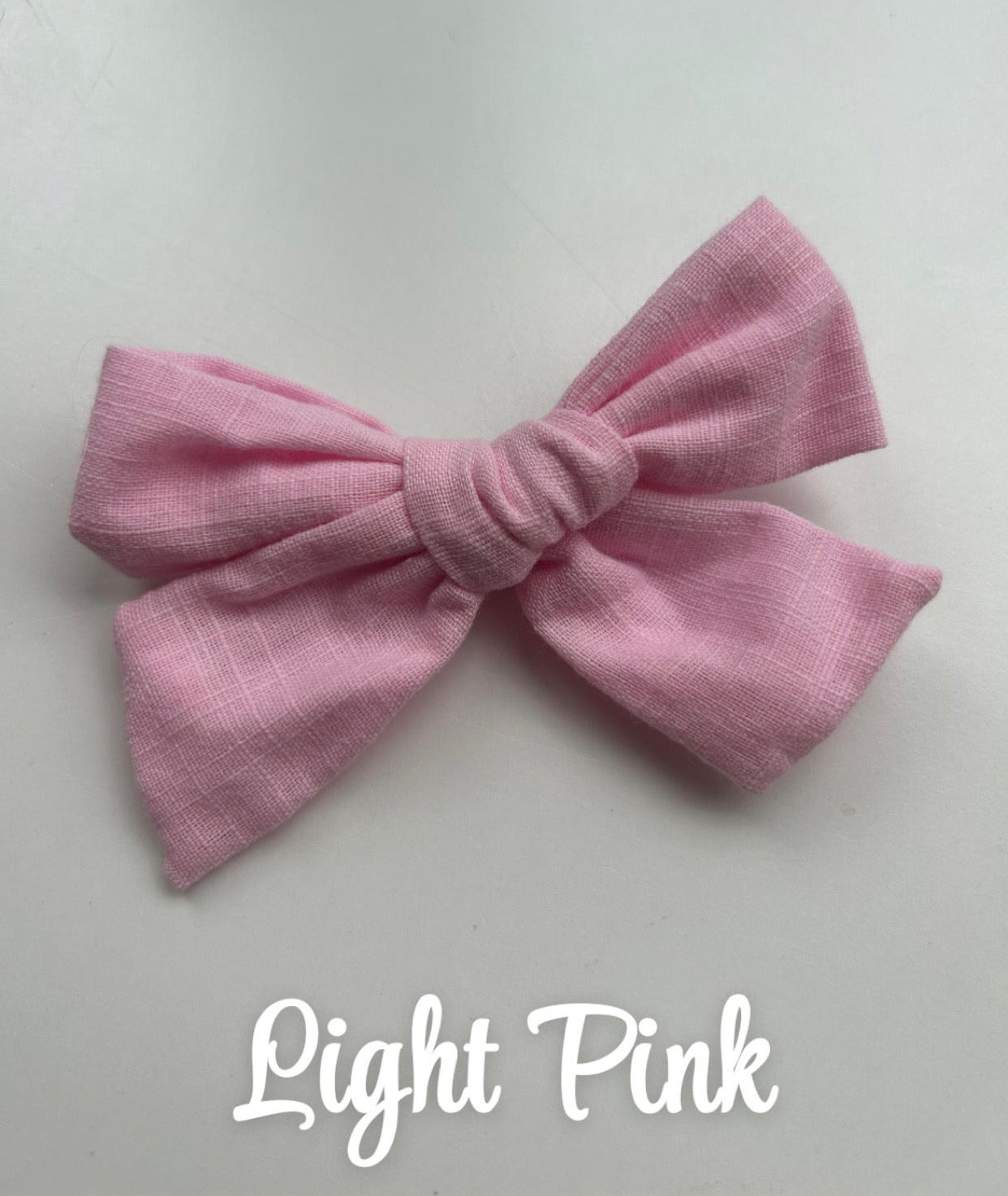 Linen Bow Hairclip