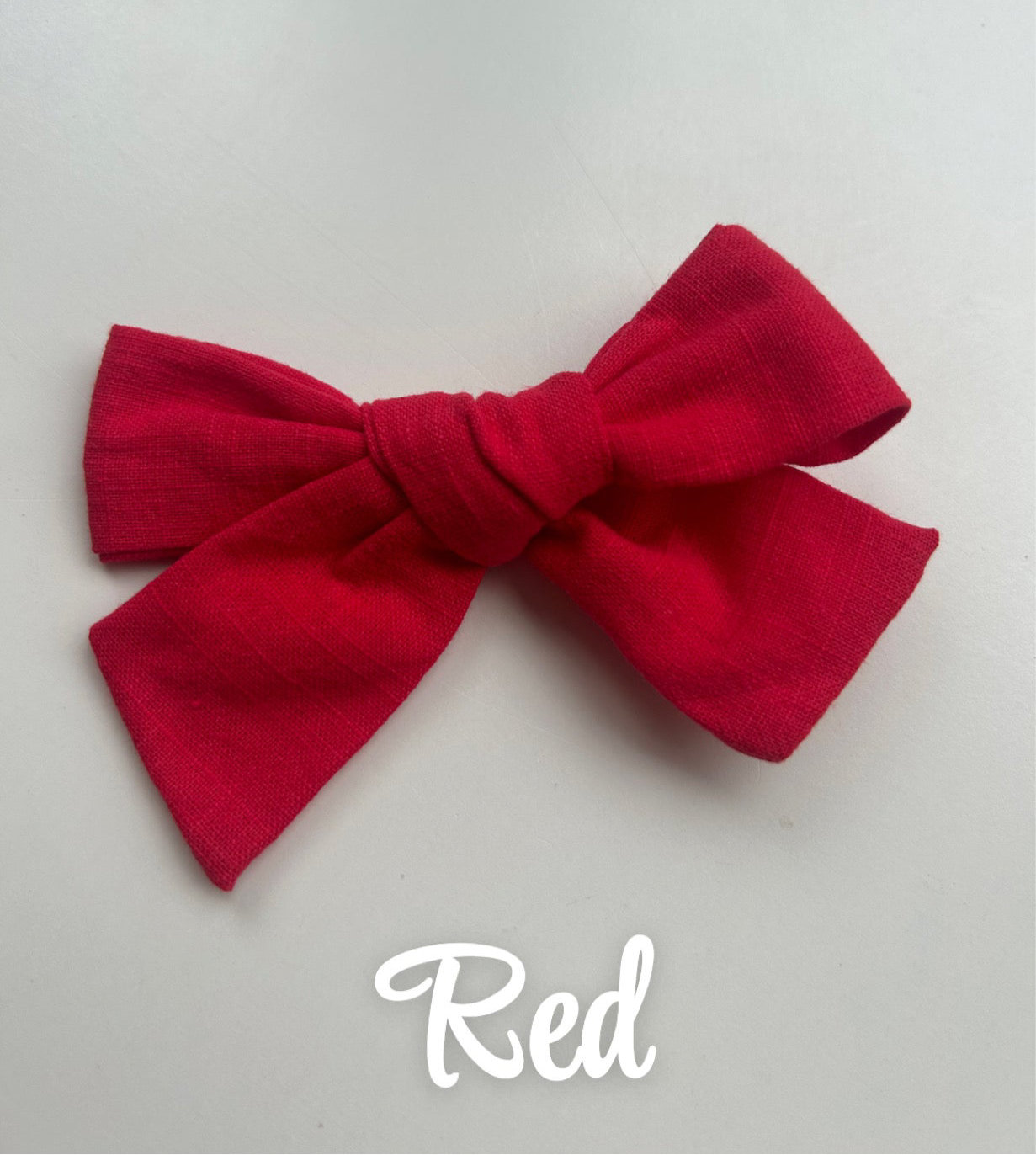 Linen Bow Hairclip