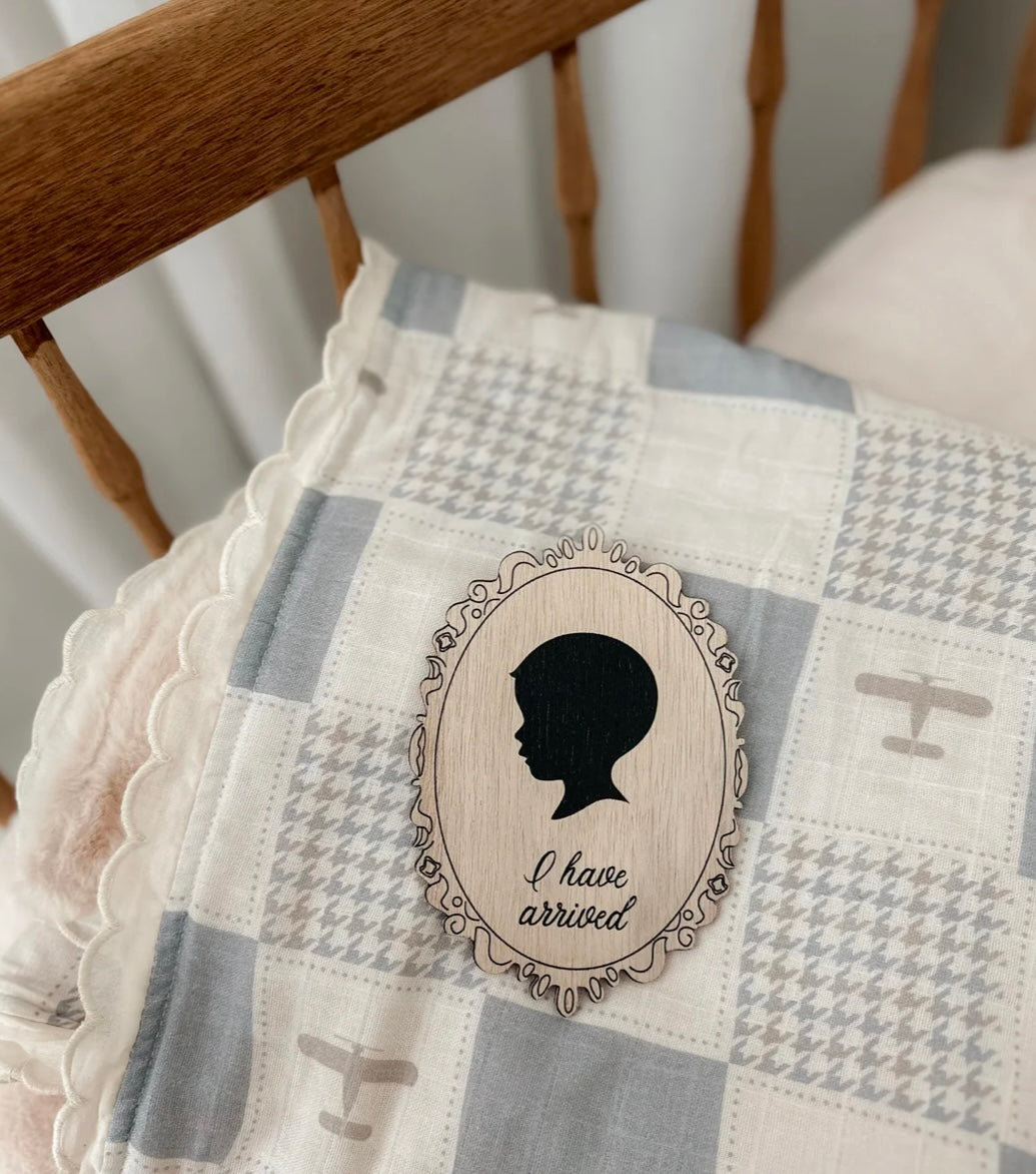 Vintage Cameo Plaque