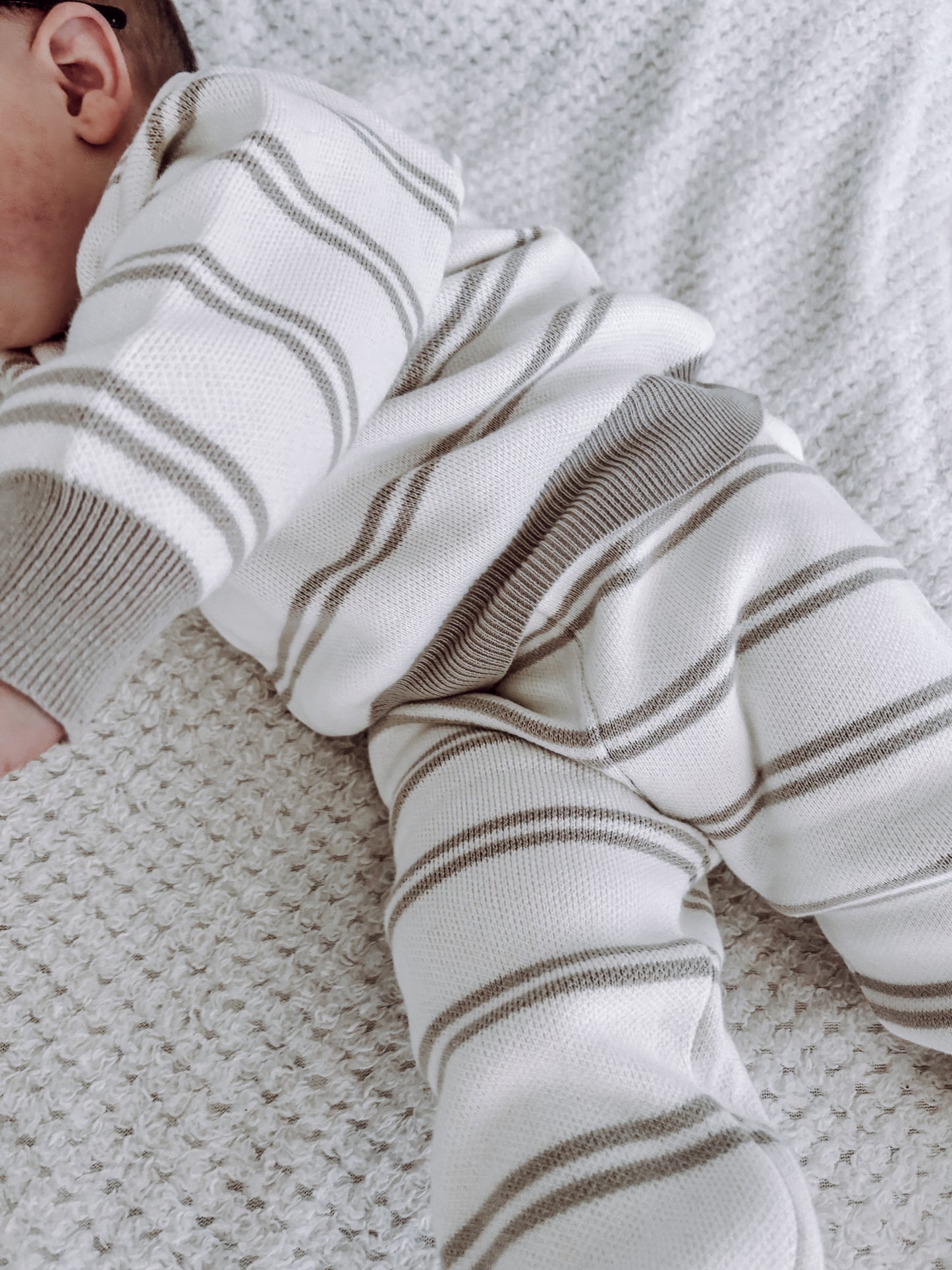 Grey Stripe Lounge Set