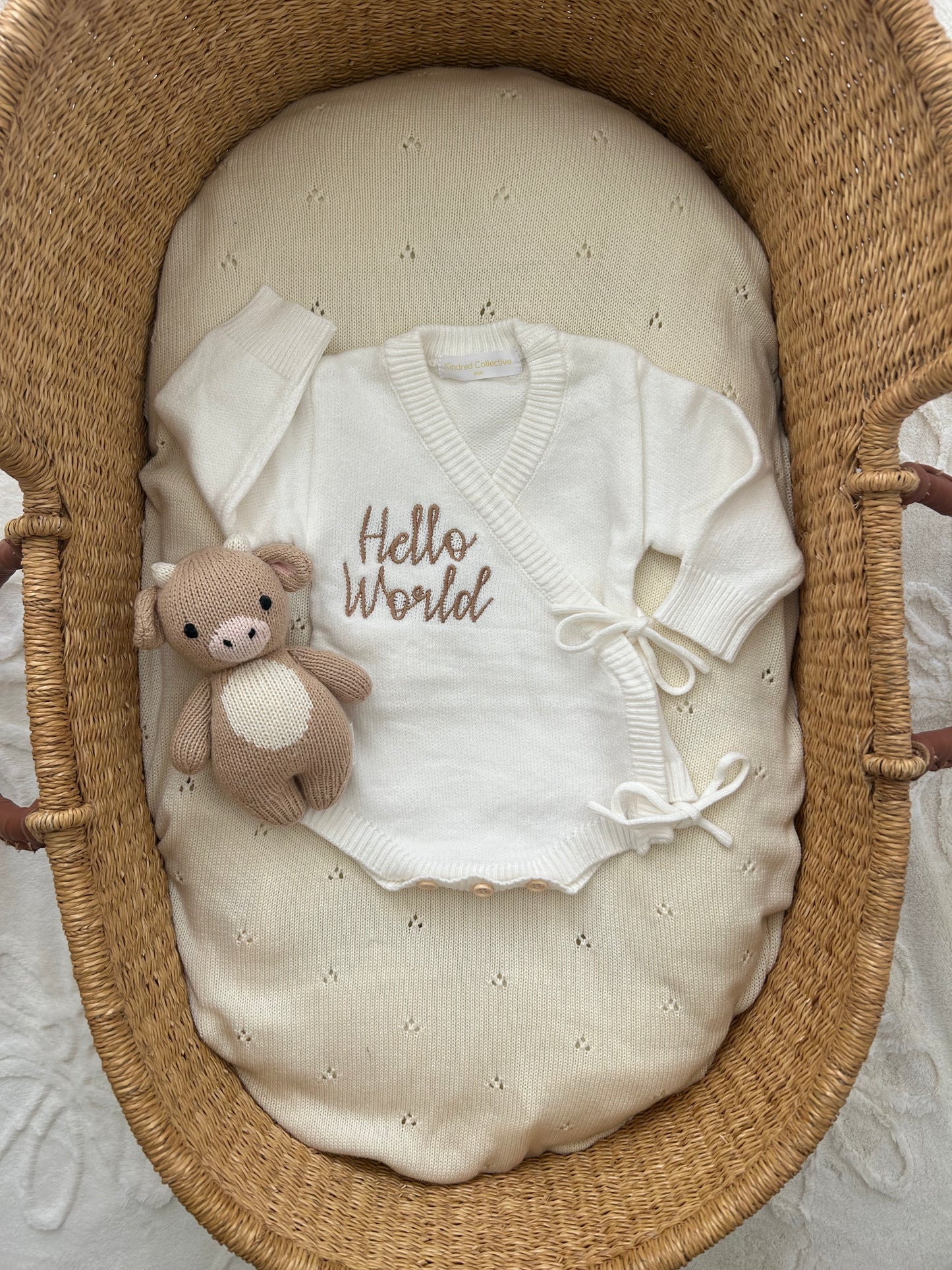 ‘Hello World’ Tie Romper